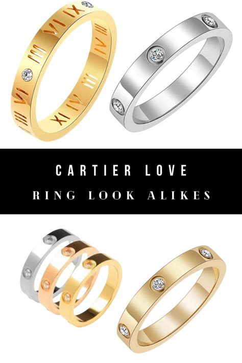 cartier ring dupes|cartier dupe look alikes.